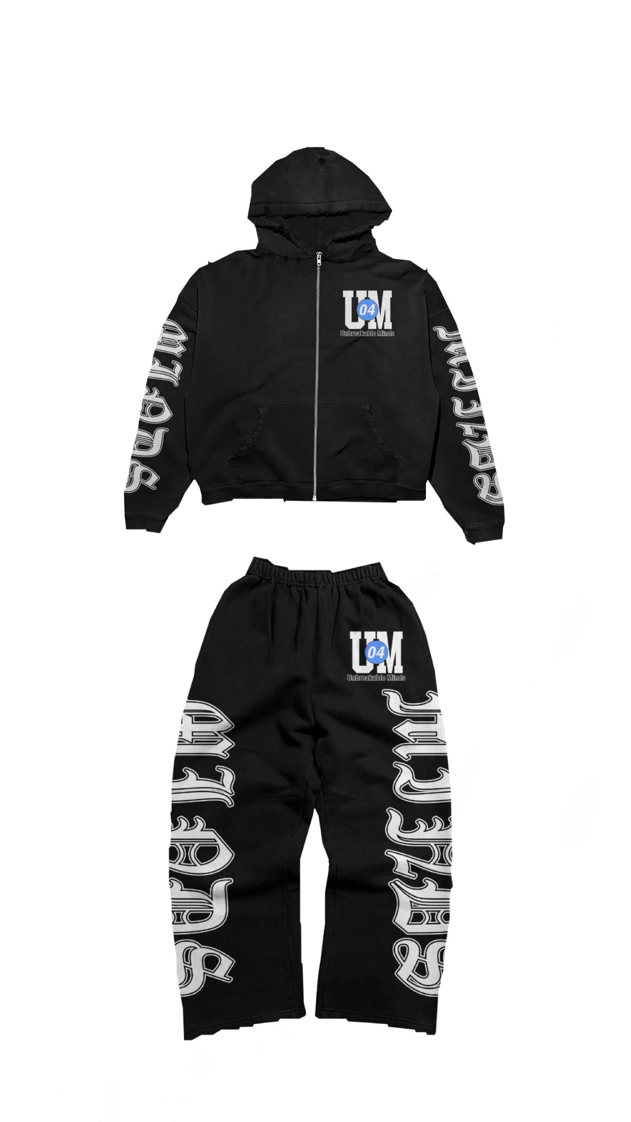 Blue varsity sweatsuits